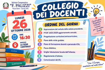 COLLEGIO DEI DOCENTI 26 OTTOBRE 2026